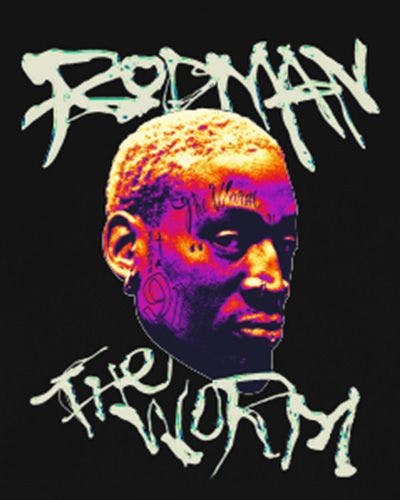 Rodman Brand - The Worm Face Tats Tee